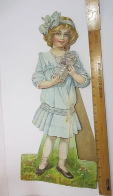 1914 Original Minard’s Liniment 20" Medicine Remedy Advertising Store Display - Image 1 of 4