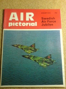 AIR PICTORIAL - SWEDISH AIR FORCE - Aug 1976 Vol 38 #8 - Foto 1 di 1