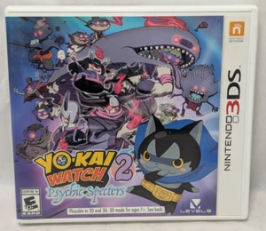 Yo-Kai Watch 2: Psychic Specters (Nintendo 3DS 2017) Complete in Box RARE - Picture 1 of 5