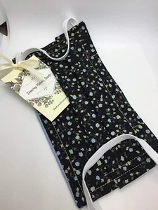 Vintage Stil kleine Blumenmuster waschbare doppellagige Stoff Gesichtsmaske - Bild 1 von 3