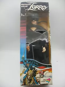 vintage no Mego Big Jim Poupee Mannequin Figurine Doll ZORRO Orli Jouet 25cm - Imagen 1 de 13