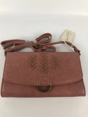 Ring Embroidery Snap Closure  Crossbody Bag - Universal Thread - Rose - Image 1 of 4