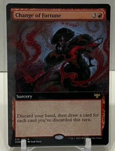 MTG - Innistrad Crimson Vow - Change of Fortune 375 Extended Art NM - Picture 1 of 2