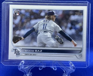 2022 Topps Factory Complete Sets SHANE BAZ Rookie Image Variation RAYS RC #421 - Bild 1 von 2