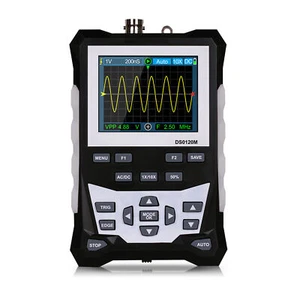 Digital LCD Handheld Oscilloscope 120MHz Bandwidth 500MSa/s Sampling Rate E6C1 - Picture 1 of 12