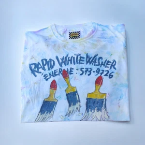 Energy Tshirt Tie Dye Vintage 90s Retro Streetwear Rare Size M - Picture 1 of 7