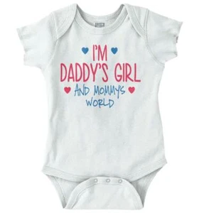 Daddys Girl New Mom and Dad Cute Shower Gift Baby Girls Infant Romper Newborn - Picture 1 of 2