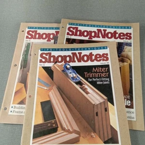 ShopNotes Magazines Lot of 3 ~ 1994-1997 Issues 15, 35 & 36 - Picture 1 of 7