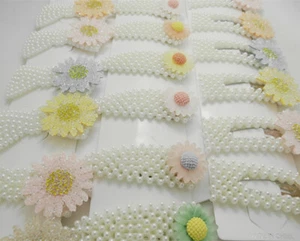 Wholesale new style 30pcs Fashion Lady imitation pearl Multi-style mix hair clip - Picture 1 of 5