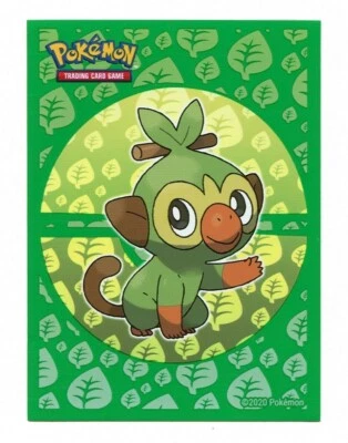 2020 Galar Starters Grookey Individual Card Sleeve Pokemon Ultra Pro Original - Image 1 of 3