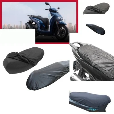COPRISELLA  IMPERMEABILE PER HONDA SH 350 ANNO 2025 NERO ELASTICO CERATO - Immagine 1 di 4