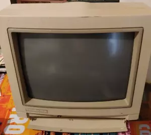 Monitor a color Commodore 1084S-D1 (64 / 128) + red / cable de vídeo funciona - Imagen 1 de 5