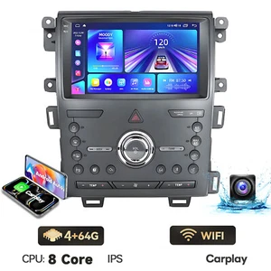Radio para Ford Edge 2009 2010-2014 Android 12 2 Din Apple CarPlay GPS Wifi BT - Imagen 1 de 23