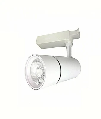 x Faretto Lampada Pista Binario Cob 30W Luce Fredda 6500k Bianco F-30W-07AF uni - Immagine 1 di 4