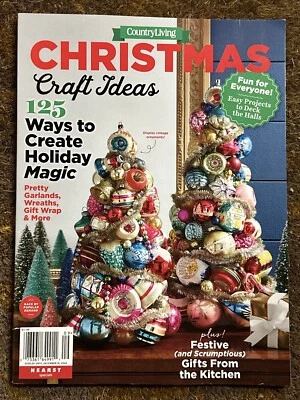 COUNTRY LIVING MAGAZINE 2024 Christmas Craft Ideas 125 Ways Holiday Magic Foto 1 de 2
