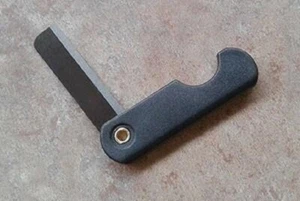 Keramik klappbares Rasiermesser mit unserer neuen erstaunlichen Kantenhalterung Keramikklinge - Bild 1 von 3
