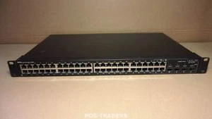 Dell PowerConnect 2848 Gigabit 48x 10/100/1000 4x SFP Ports Switch + RACK EARS - Afbeelding 1 van 3