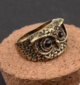 Owl Rings - Bronze Color -  (R44) - Picture 1 of 4