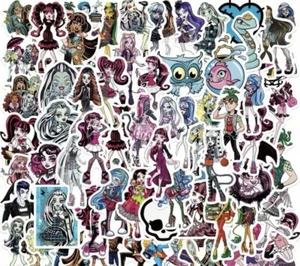 10 Random Monster High Themed Stickers - Picture 1 of 1