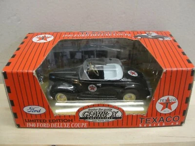 NUEVA CAJA DE CAMBIOS 1940 FORD DELUXE CUPÉ TEXACO STAR CHIEF COCHE A PEDALES SERIE NEGRA #9 Foto 1 de 3