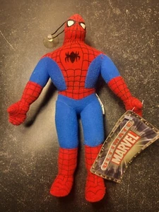 2002 KellyToy 8.75" Ultimate Marvel SpiderMan Plush With Tag Ages 3+ Handmade - Picture 1 of 2