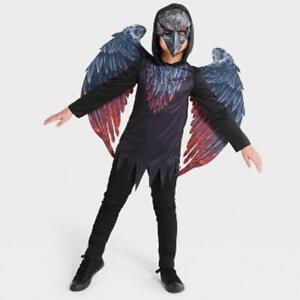 Boys Hyde and Eek Light Up RAVEN Bird Halloween Costume Size S M L Mask Wings NW