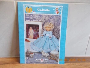 CINDERELLA DOLLS SEWING PATTERN FOR 13" DOLL by FIBRE CRAFT FCM316 - Picture 1 of 2