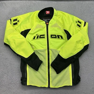 Icon Motosports Mens Medium Contra 2 Mesh Motorcycle Riding Protection Jacket - Image 1 of 4
