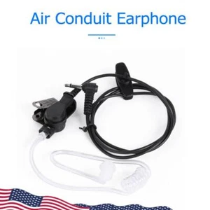 3.5mm Mono Jack Listen Only Transparent Acoustic Tube Earpiece Earphone - Zdjęcie 1 z 12