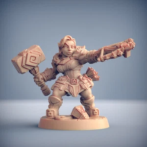 Dwarf Oathbreaker Ranger - Gremio de Artesanos Fantasía Mazmorras y Dragones Miniatura - Imagen 1 de 2