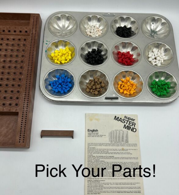 Mastermind REPLACEMENT GAME PIECES - U PICK Part Groups - Boards