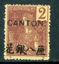 China Canton 1906 French Colony 2¢ Scott # 32 Mint V12