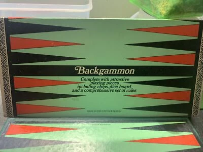 Vintage Backgammon And Draughts board game By Petrushkin - Image 1 of 3