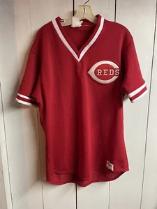 Vintage Majestic Cincinnati Reds MLB Mesh Jersey Size XL Pullover Stitched Logo - Picture 1 of 5