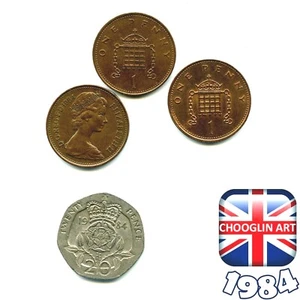 Colección de monedas británicas 1984 Isabel II, 41 años! - Imagen 1 de 2