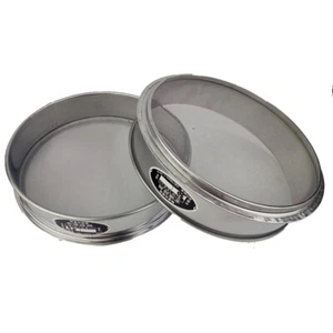 8 Inch Lab Test Sieve Stainless Metal Wire Mesh Filter Dia 20cm Various Mesh - Picture 1 of 11