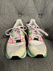 Scarpe da ginnastica Diadora Atomo V7000 bianco verde rosa sneaker misura 7,5 - Foto 1 di 16