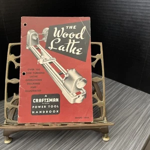 VTG 1954 The Wood Lathe: A Craftsman Power Tool Handbook, Instruction Manual - Picture 1 of 5