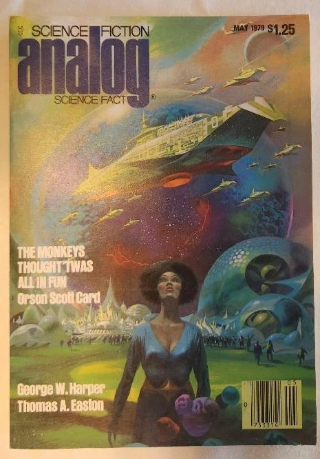 аналоговый научно-фантастический журнал, май 1979 года, с картой Орсона Скотта и Сэмюэля Р. Делани - Изображение 1 из 1