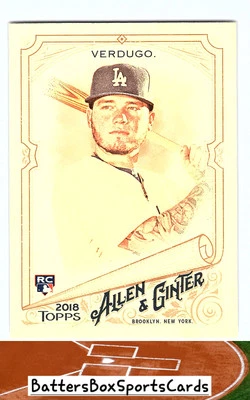 2018 Topps Allen & Ginter #293 Alex Verdugo - Image 1 of 2