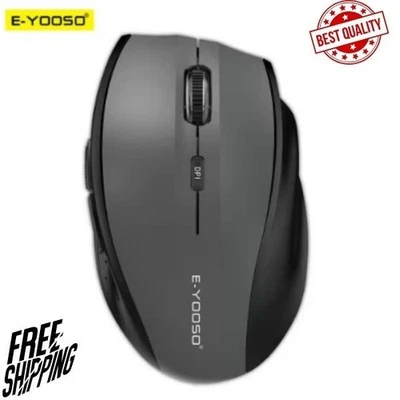 E-YOOSO E-1010 USB 2.4G Ratón Inalámbrico para Juegos Oficina 2400 DPI Ratones Ópticos para Juegos Foto 1 de 4