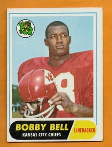 Bobby Bell 1968 Topps #93 Kansas City Chiefs HOF Minnesota Golden Gophers EXMT - Bild 1 von 2