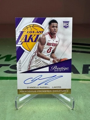 2015-16 Prestige D'Angelo Russell Prestigious Premieres RC AUTO /299 - LA Lakers - Image 1 of 2