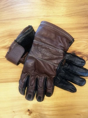 Indian Motorcycle Two Tone Leather Gloves - Image 1 of 4