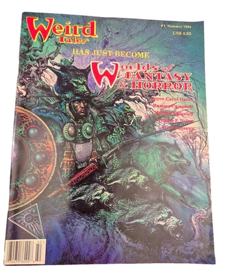 Worlds of Fantasy and Horror Weird Tales Magazine Summer 1994 #1 Ian Miller Art - Image 1 of 4