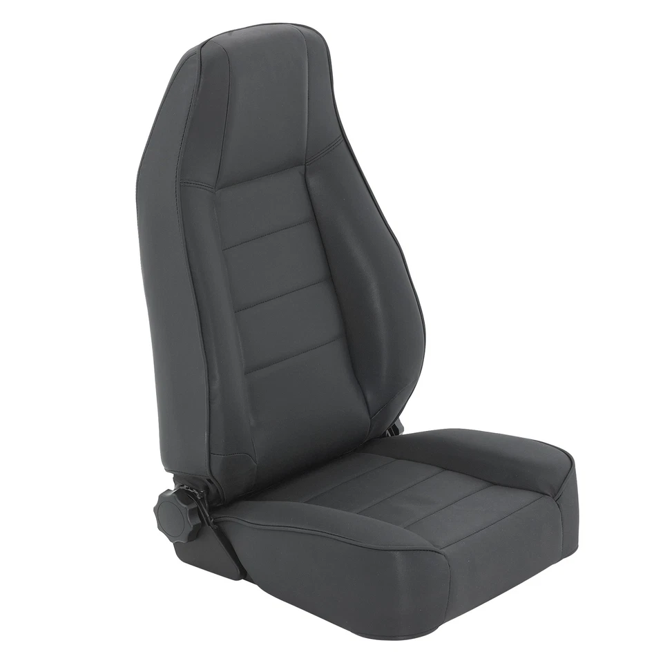 Asiento delantero estilo fábrica Smittybilt 45015 con reclinable negro para 76-02 Wrangler Foto 1 de 1