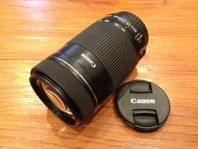 (Open Box) Canon EF-S 55-250mm f/4-5.6 IS STM Telephoto Zoom Lens - Image 1 of 4