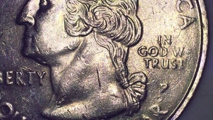 1999 P Georgia State Washington Quarter Error Missing Letters In God We Trust - Picture 1 of 11