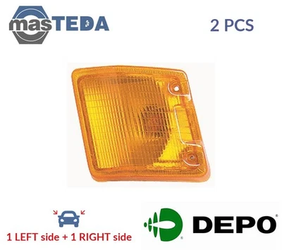 441-1502L-A INDICATOR LIGHT BLINKER LAMP PAIR FRONT LORO 2PCS NEW OE REPLACEMENT - Image 1 of 4