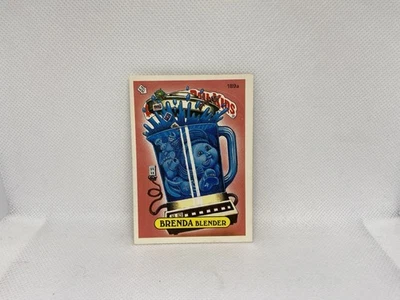 1986-topps-garbage pail kids brenda blender #189a- - Image 1 of 3